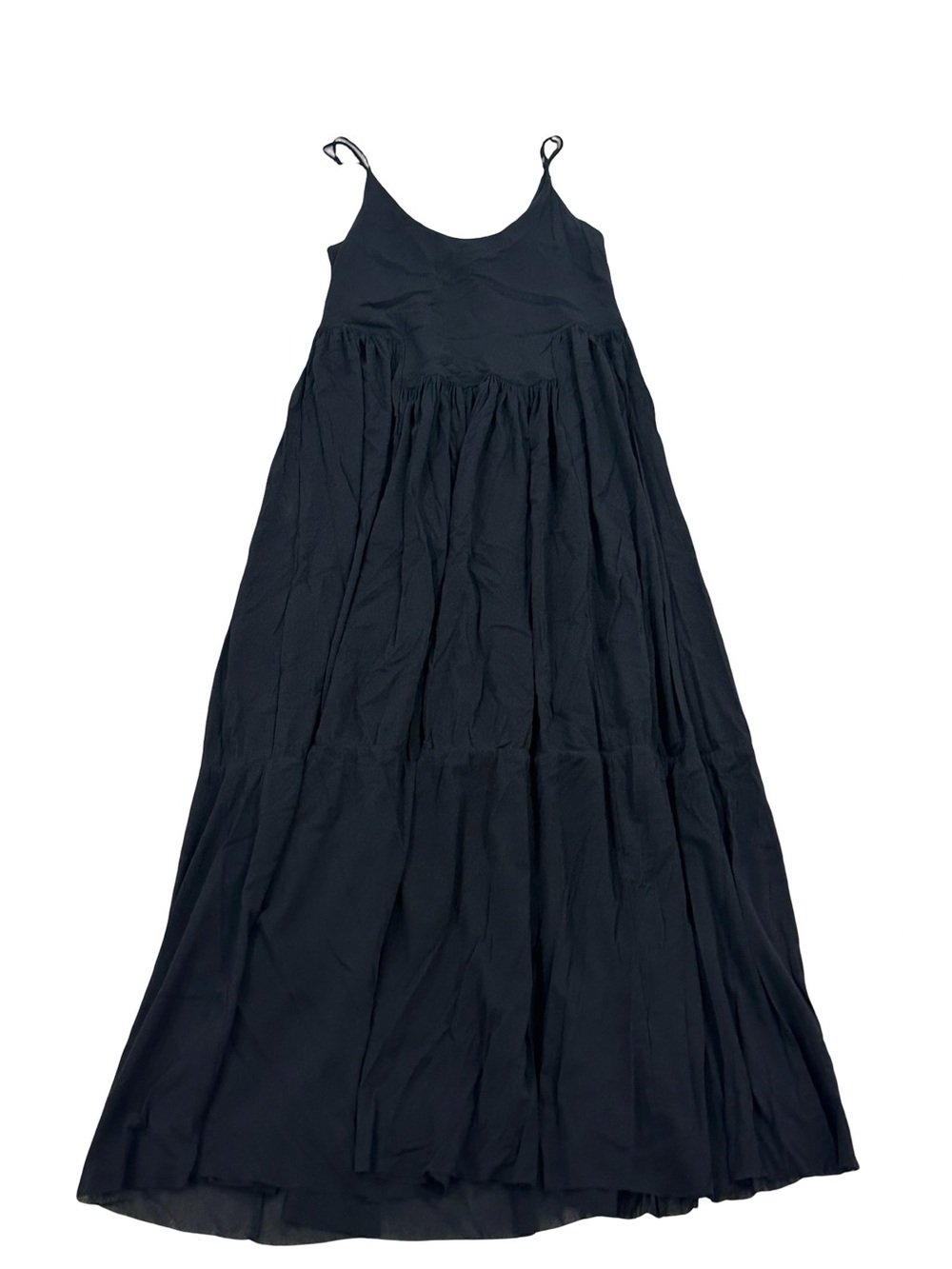 EUC Vince Women’s Size Large Black Maxi Sundress with Spaghetti Straps